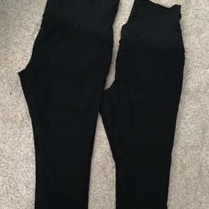 2 pairs Isabel Maternity skinny pants